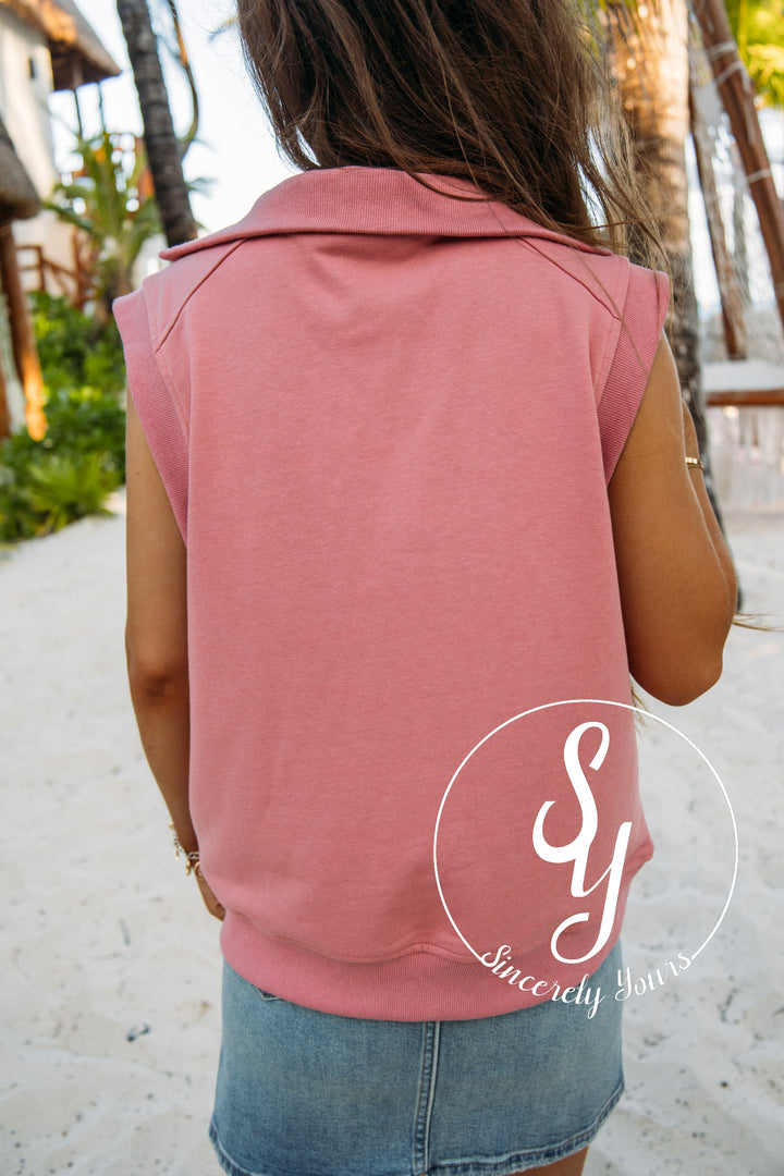 Sweet Life Top- Rose Pink