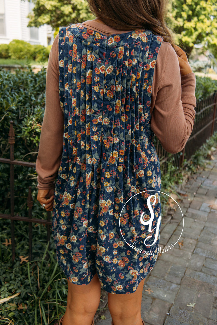 Blooming Personality Romper- Denim