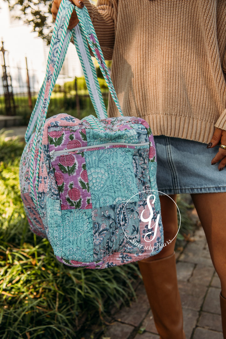 SY Label: Lyra Quilted Duffle Bag