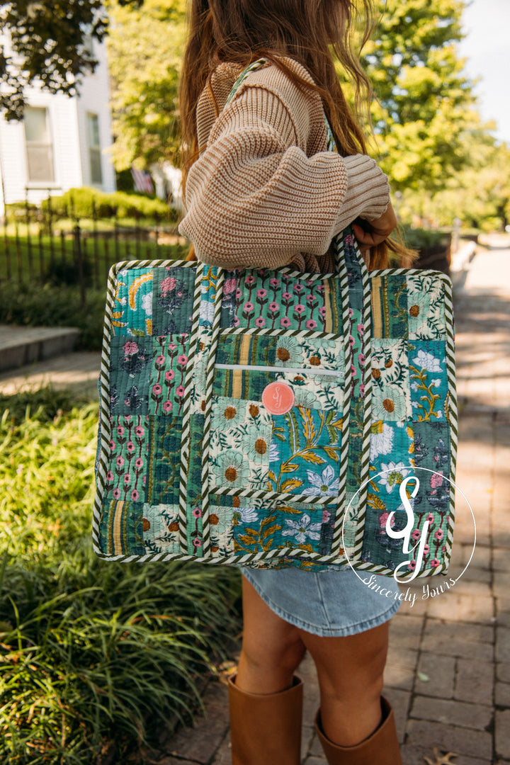 SY Label: Willow Quilted Tote
