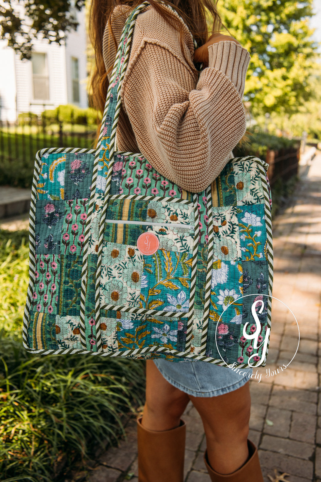 SY Label: Willow Quilted Tote