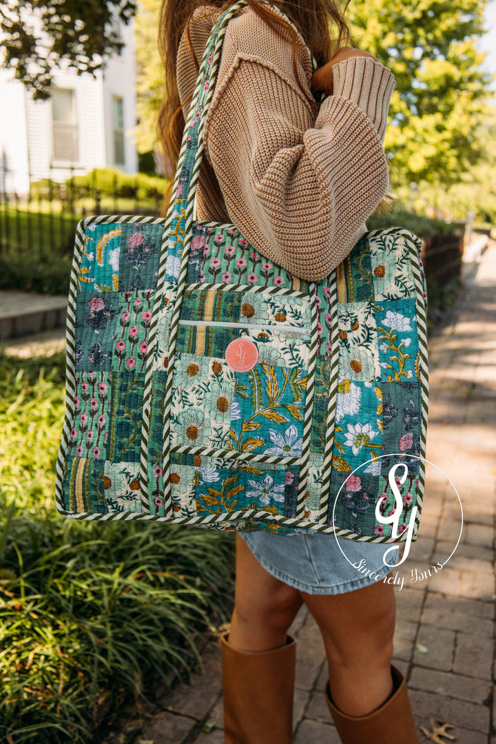 SY Label: Willow Quilted Tote