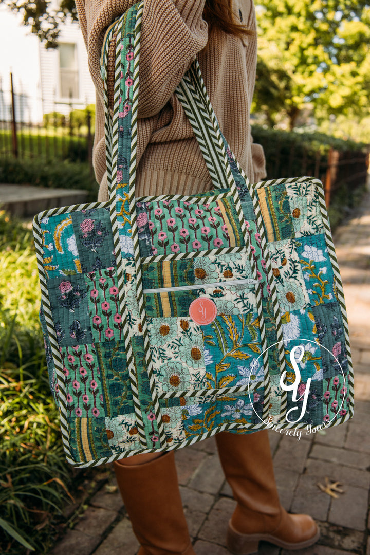 SY Label: Willow Quilted Tote