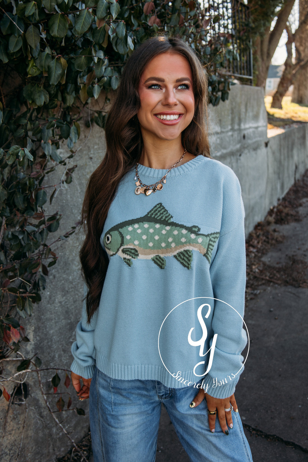 Catch And Release Sweater - D. Sage
