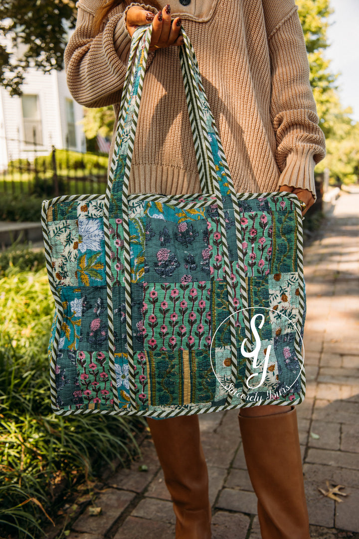SY Label: Willow Quilted Tote