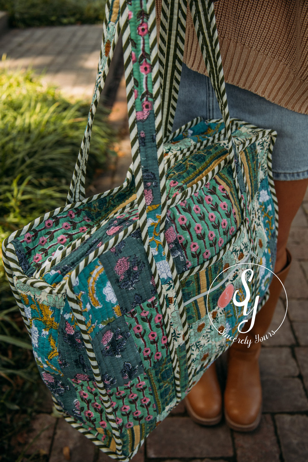 SY Label: Willow Quilted Tote