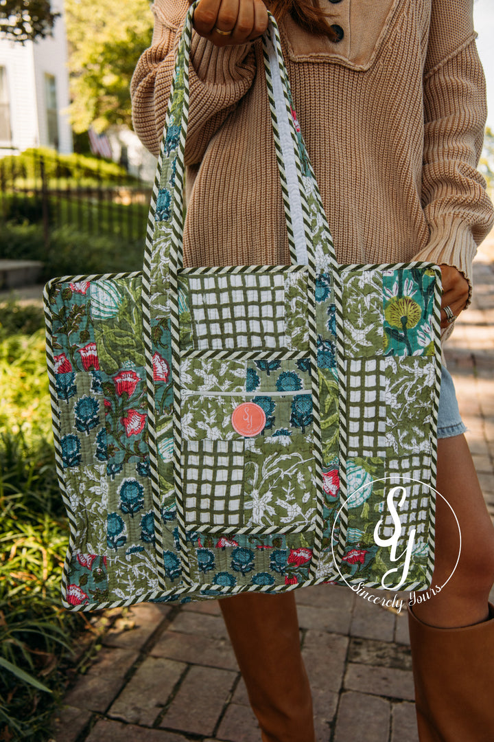 SY Label: Charlotte Quilted Tote