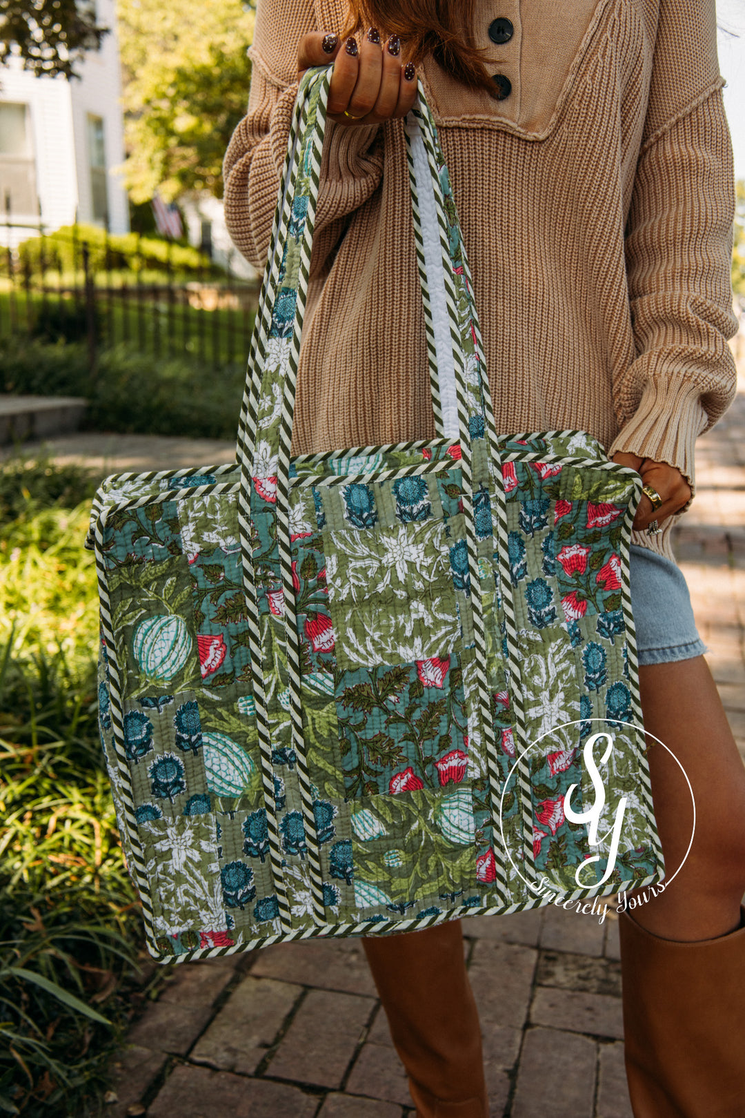 SY Label: Charlotte Quilted Tote