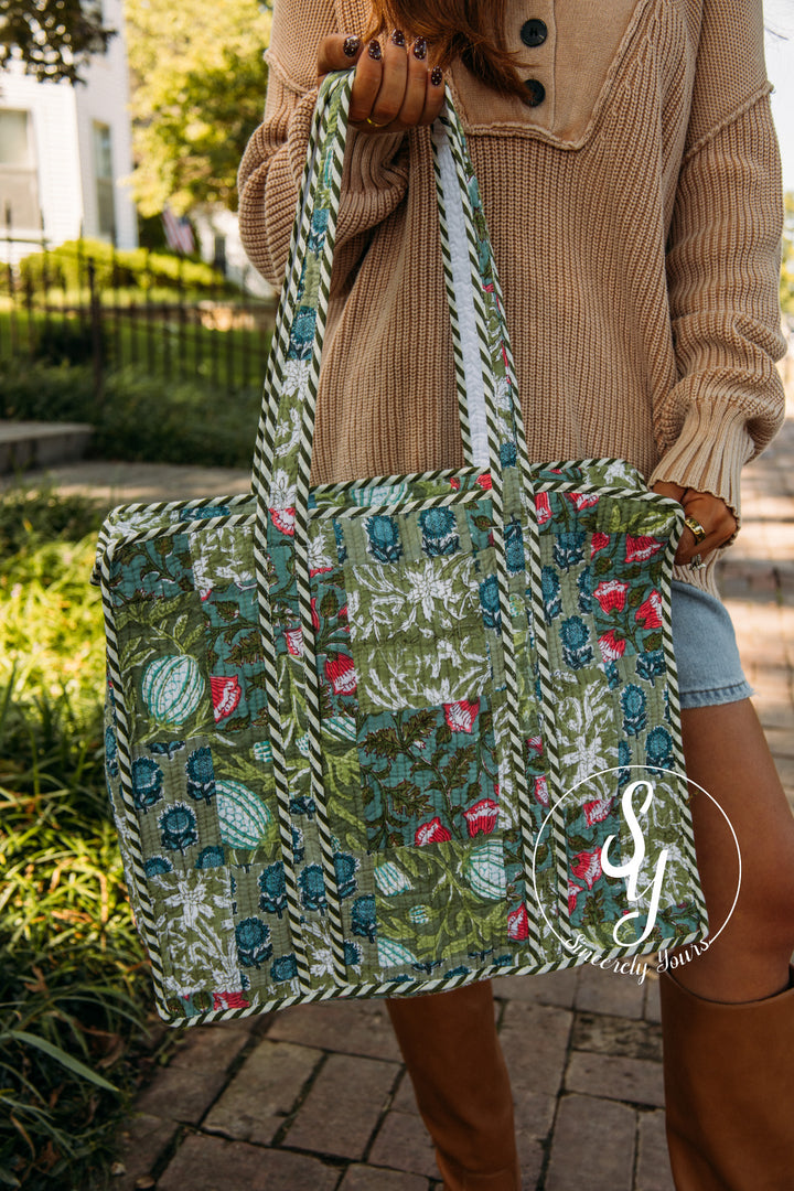 SY Label: Charlotte Quilted Tote