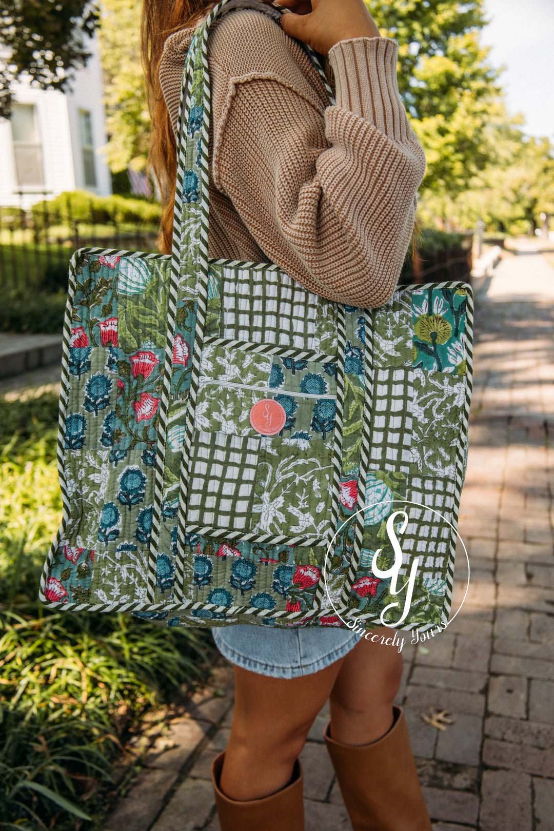 SY Label: Charlotte Quilted Tote
