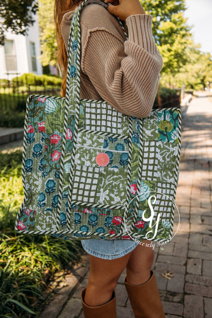 SY Label: Charlotte Quilted Tote