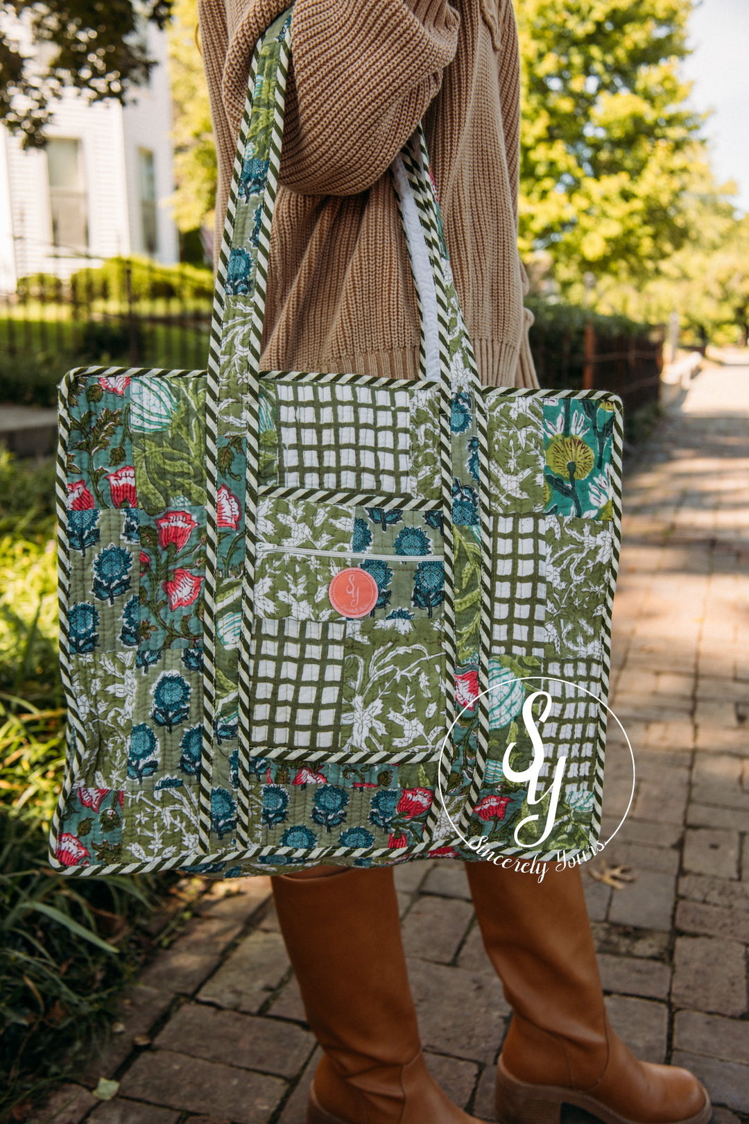 SY Label: Charlotte Quilted Tote