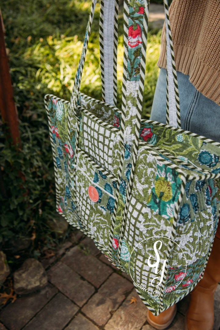 SY Label: Charlotte Quilted Tote