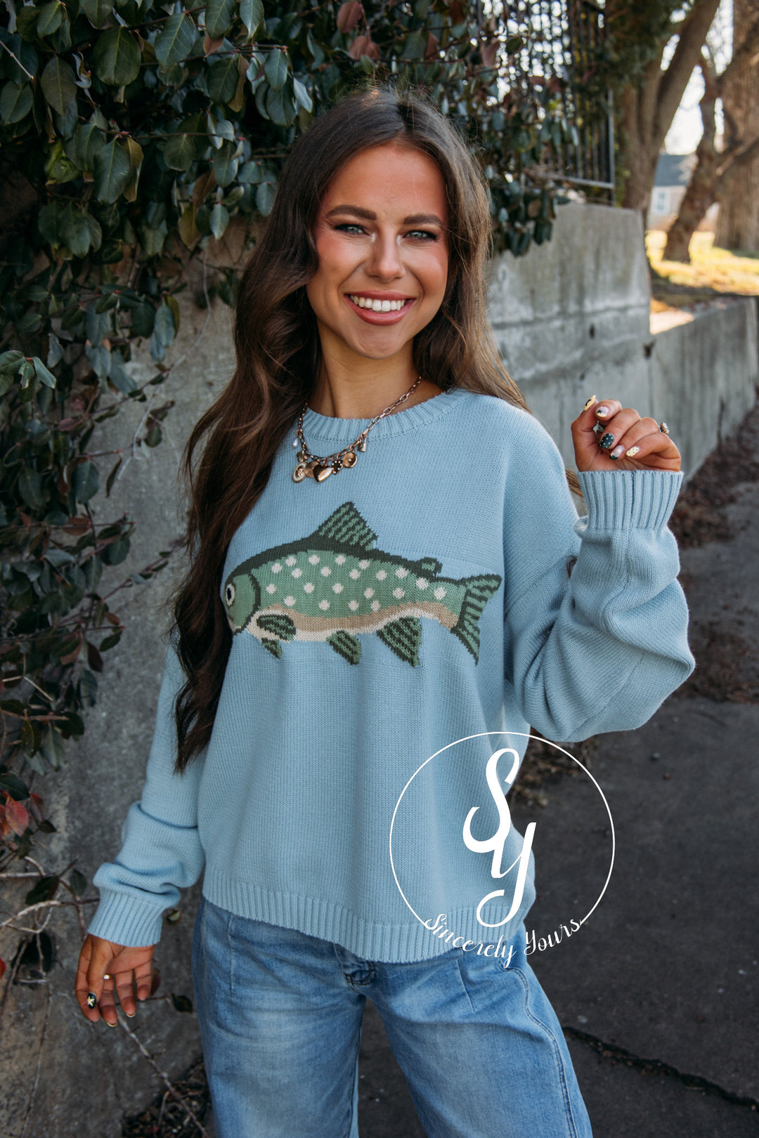 Catch And Release Sweater - D. Sage