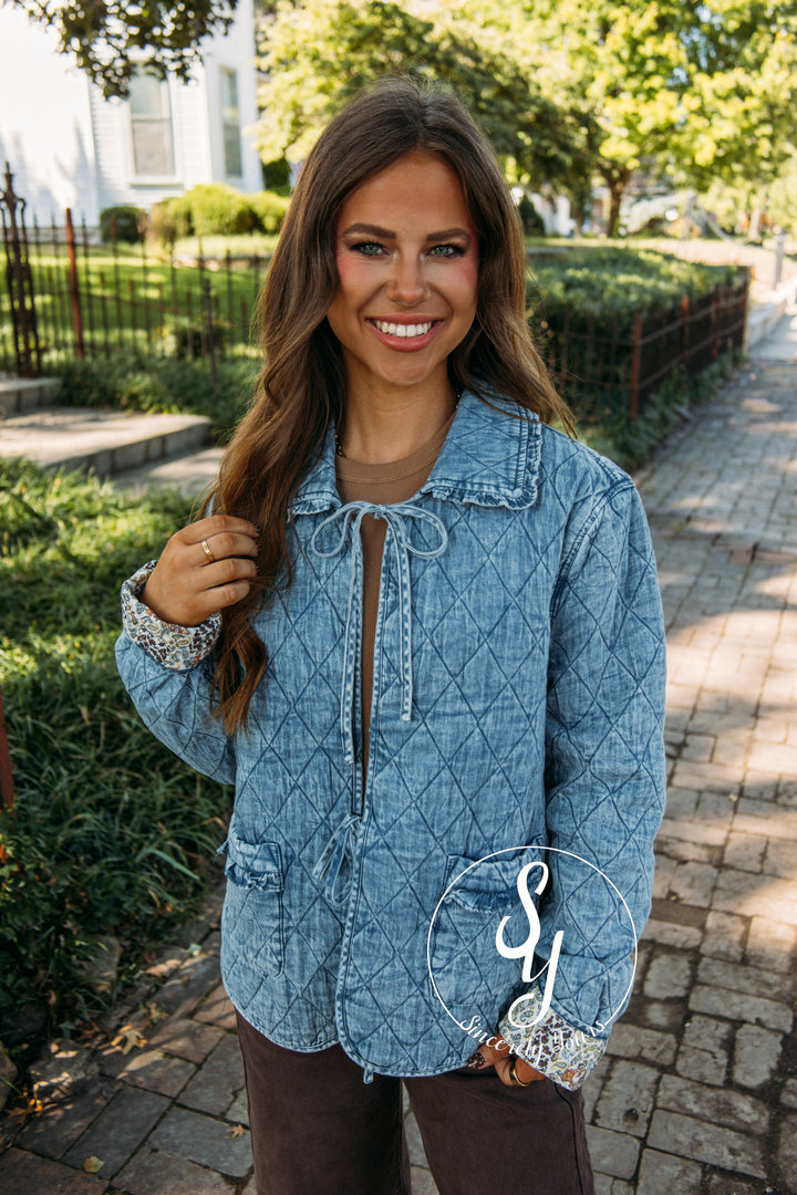 The Wendy Jacket- Denim