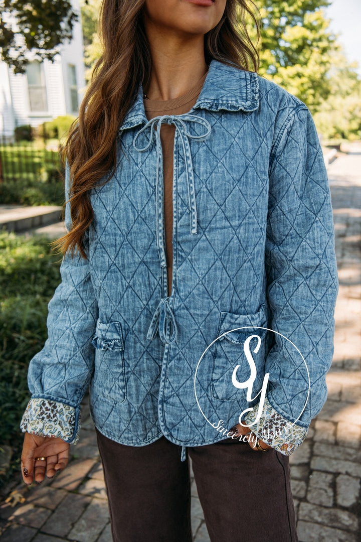 The Wendy Jacket- Denim