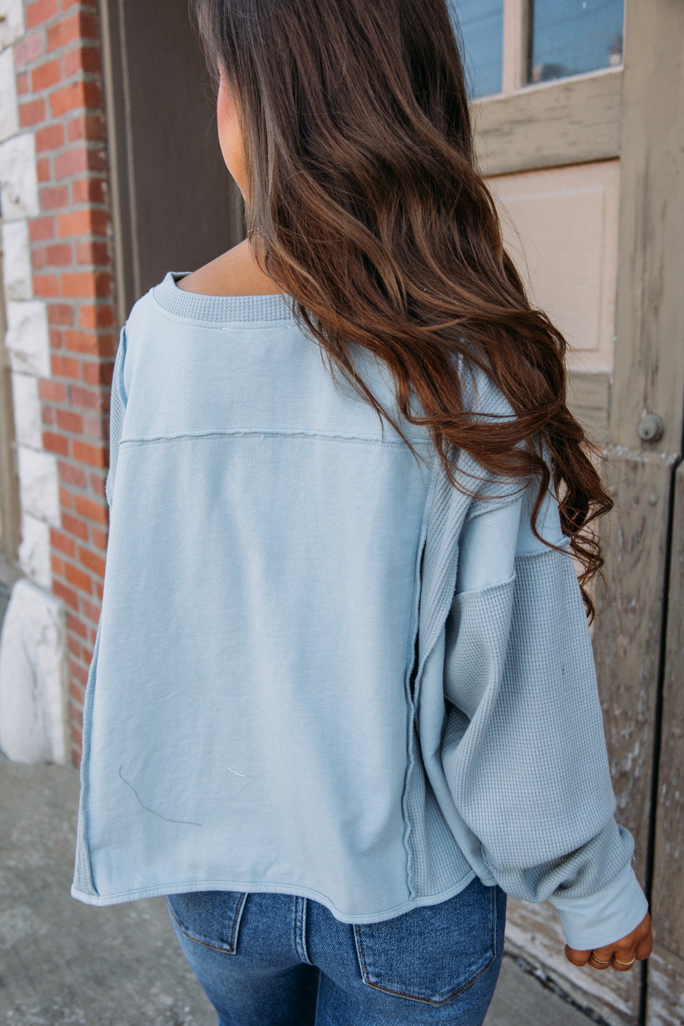 Cute Energy Top- Light Blue