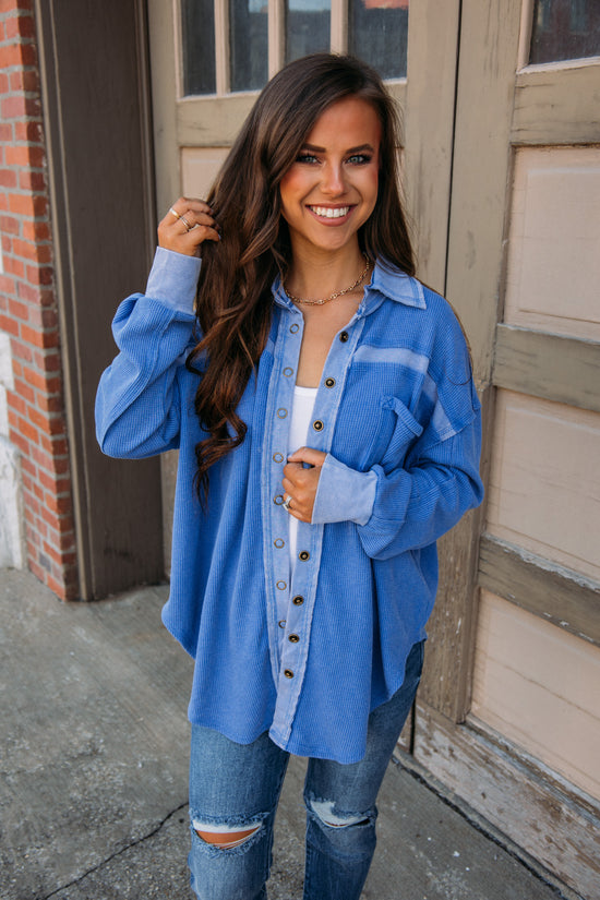 Current Obsession Top - Blue
