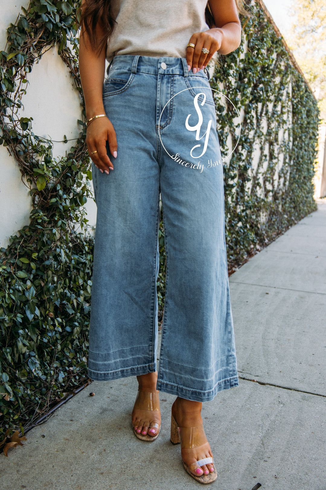 Dear John: Audrey Wide Leg Denim - Hillcress