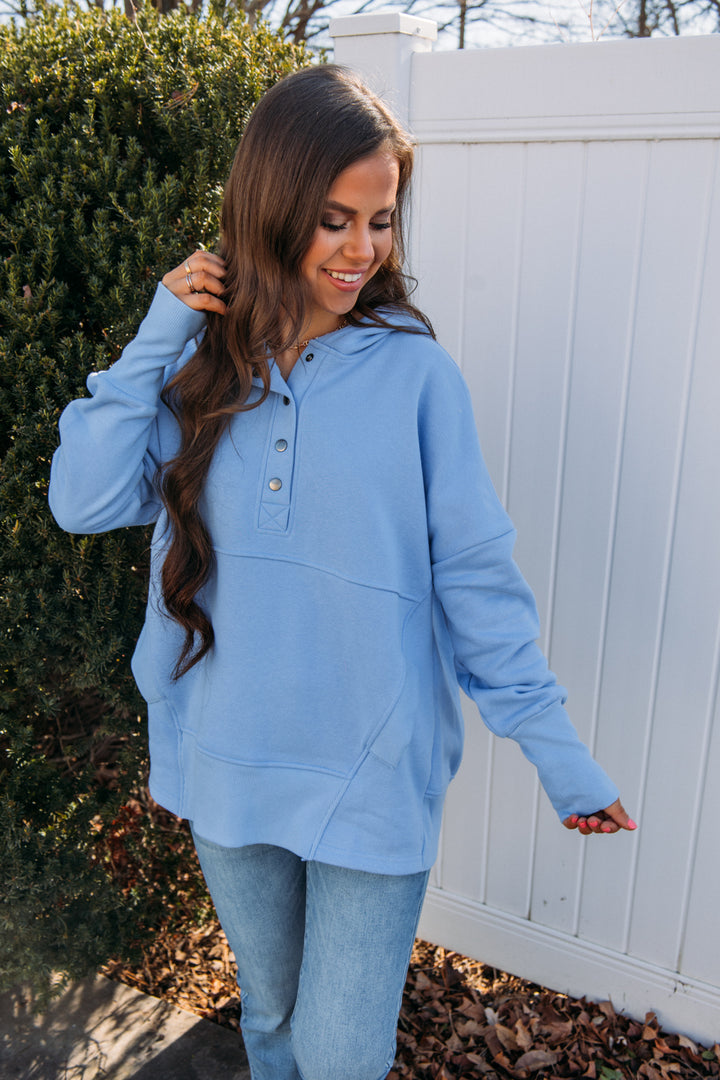 The Second Pullover - Spring Blue