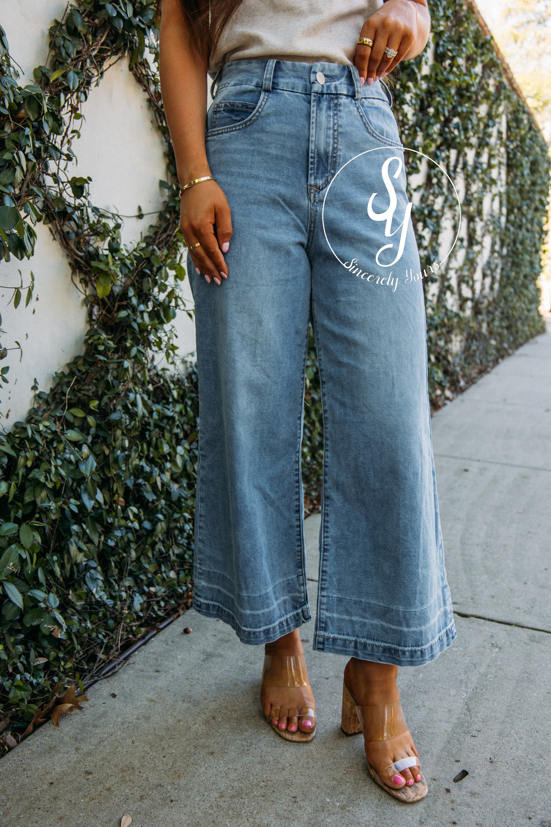 Dear John: Audrey Wide Leg Denim - Hillcress