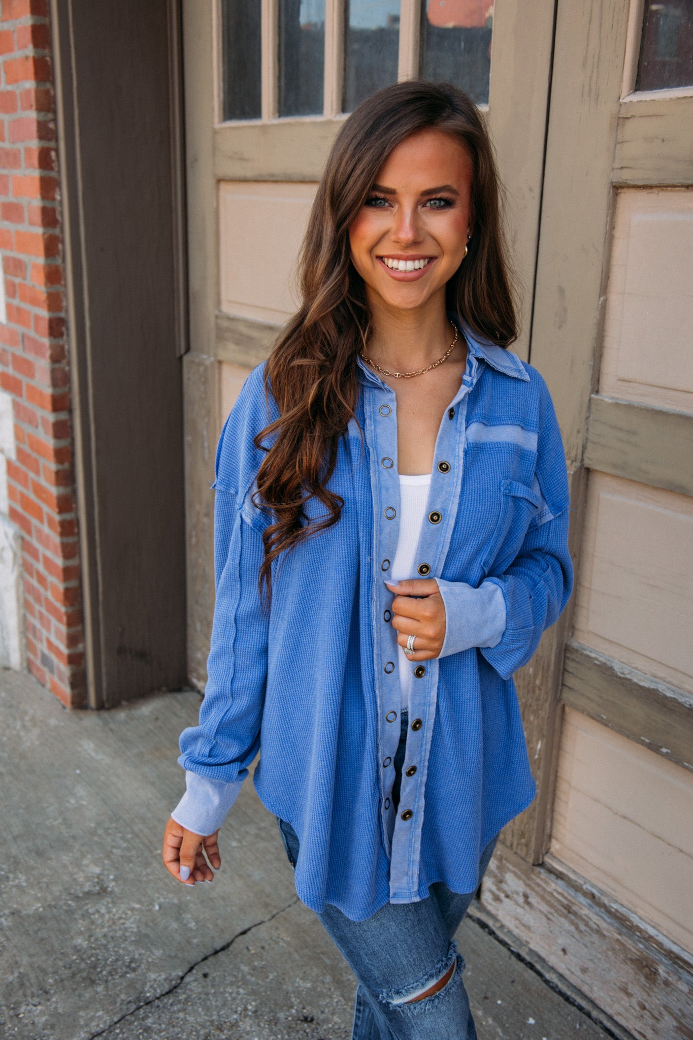 Current Obsession Top - Blue