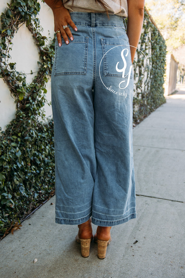 Dear John: Audrey Wide Leg Denim - Hillcress