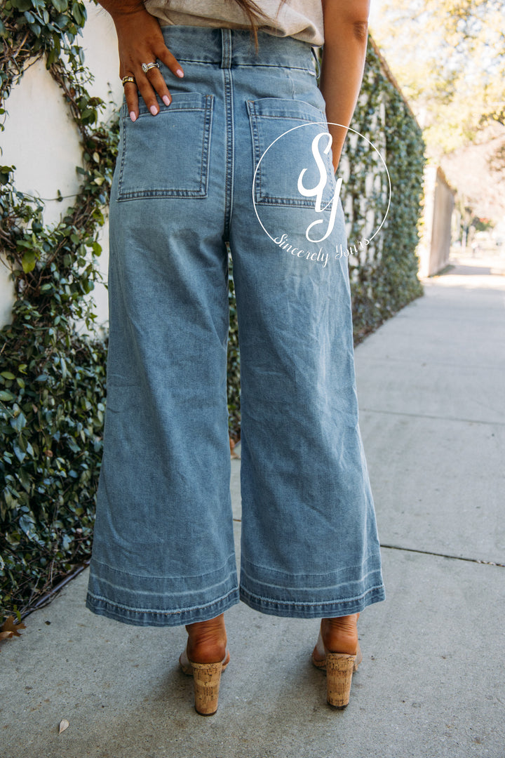 Dear John: Audrey Wide Leg Denim - Hillcress