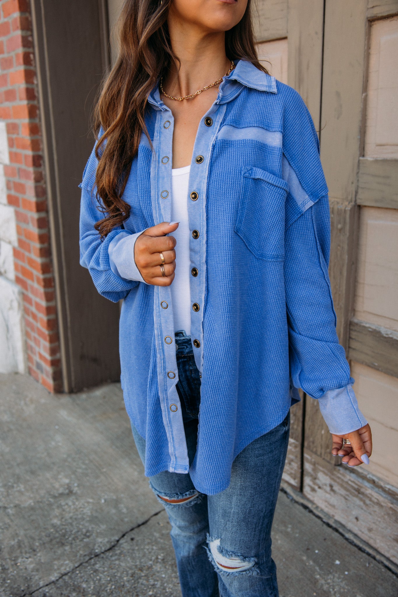 Current Obsession Top - Blue