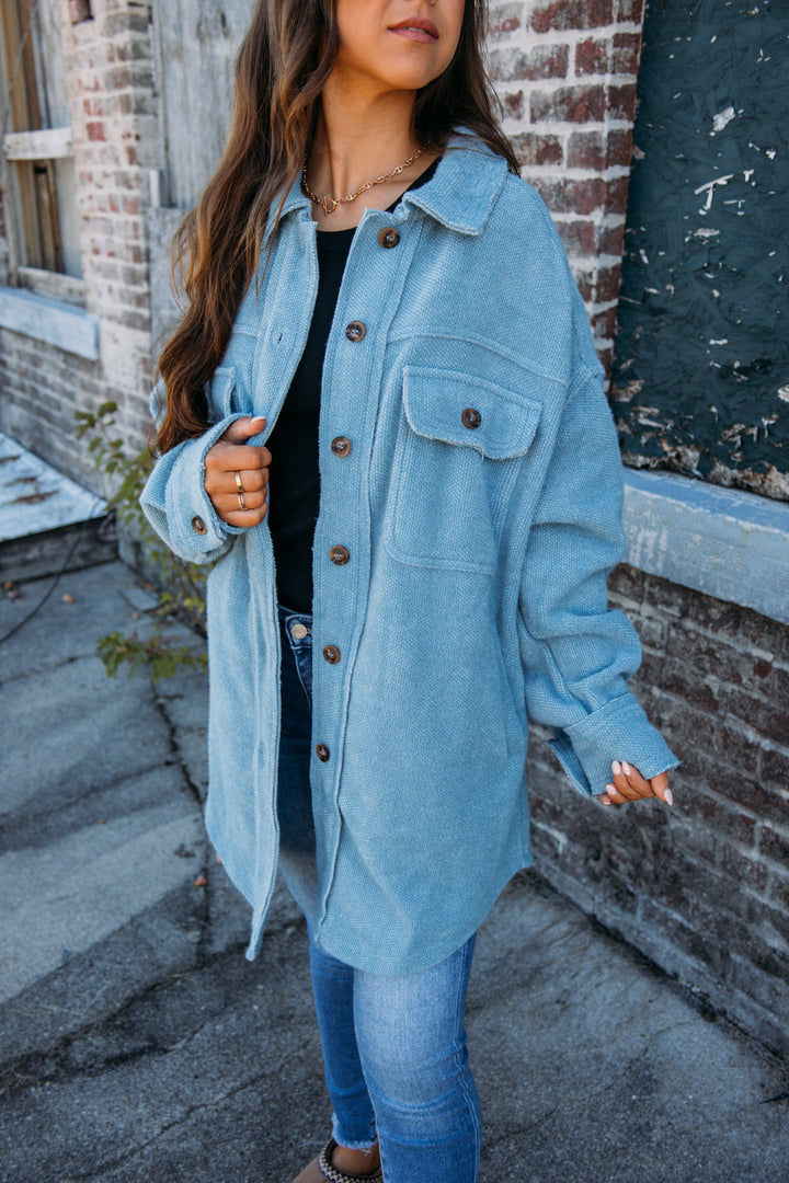 Mountain Top Jacket - Dusty Blue