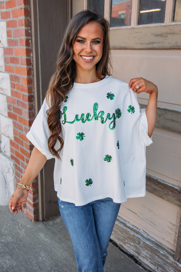 Lucky Top - White