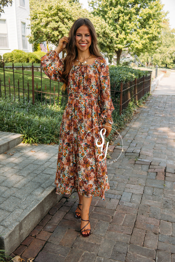 Amber Dress-Taupe