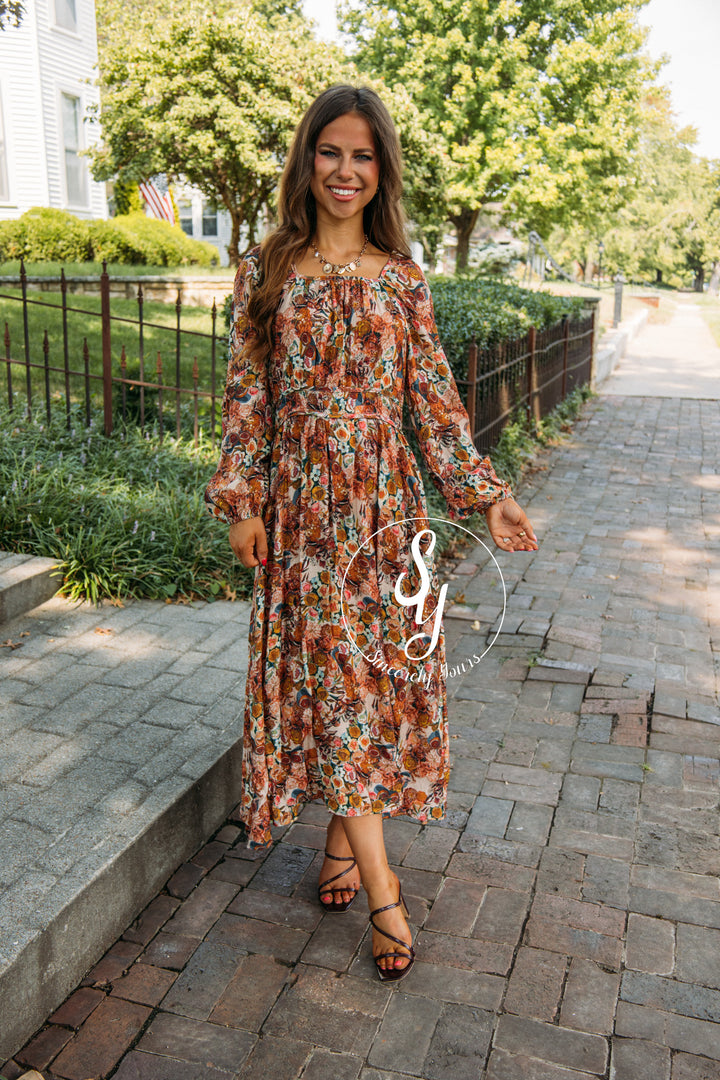 Amber Dress-Taupe