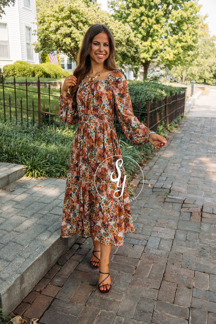 Amber Dress-Taupe