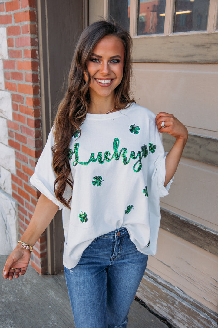 Lucky Top - White