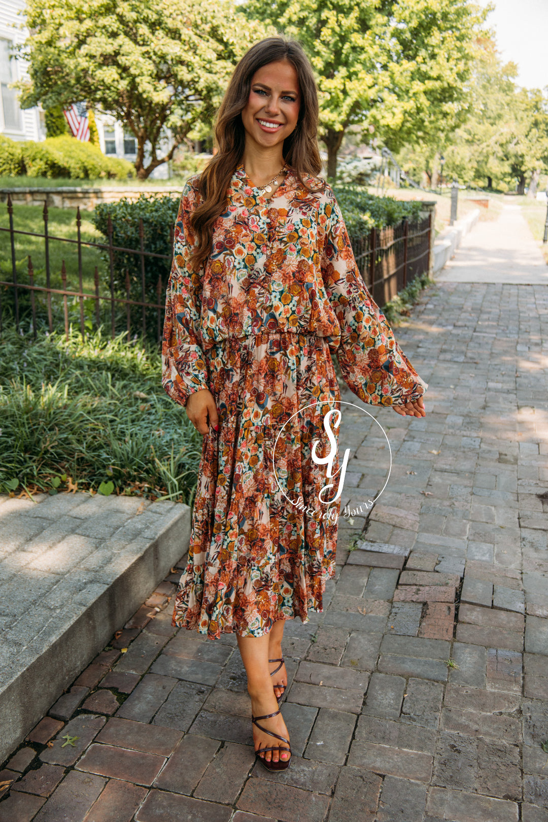 Dreams Of Flowers Top-Taupe