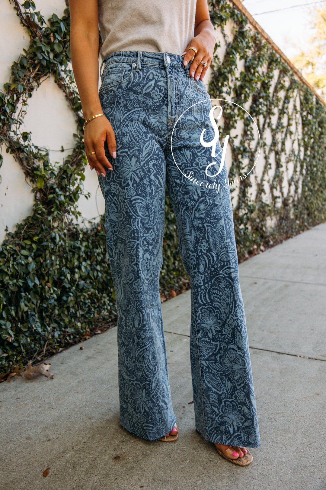 Dear John: Fiona Wide Leg Denim - Avalon