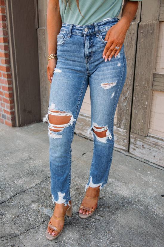 Kelsey Mid Rise Denim