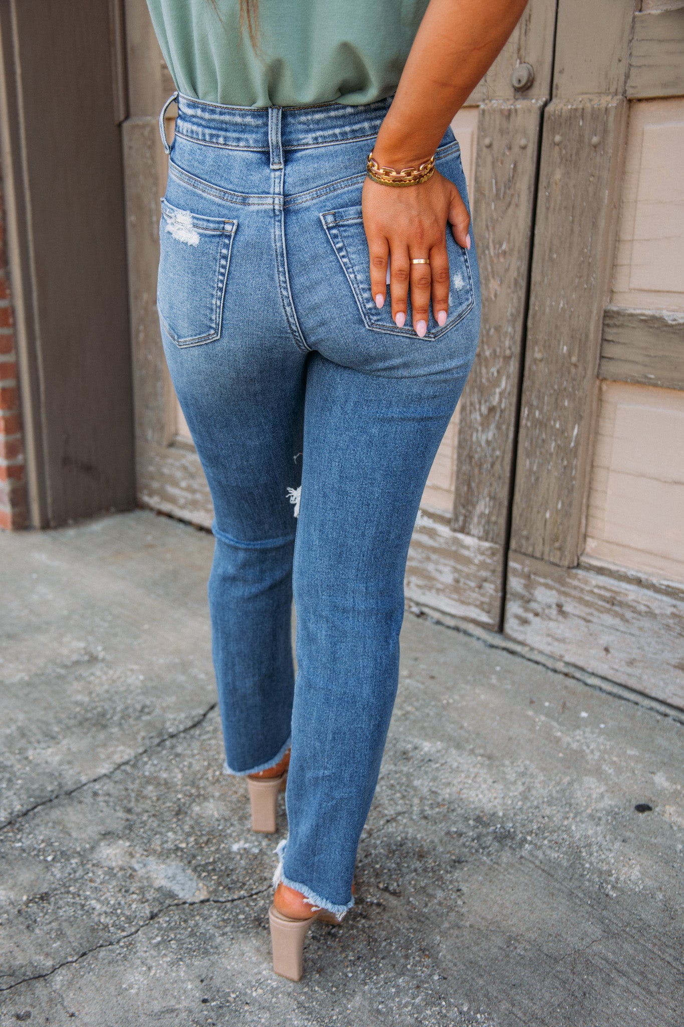 Kelsey Mid Rise Denim