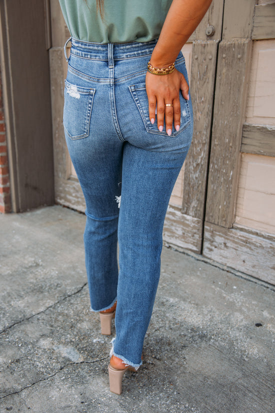 Load image into Gallery viewer, Kelsey Mid Rise Denim
