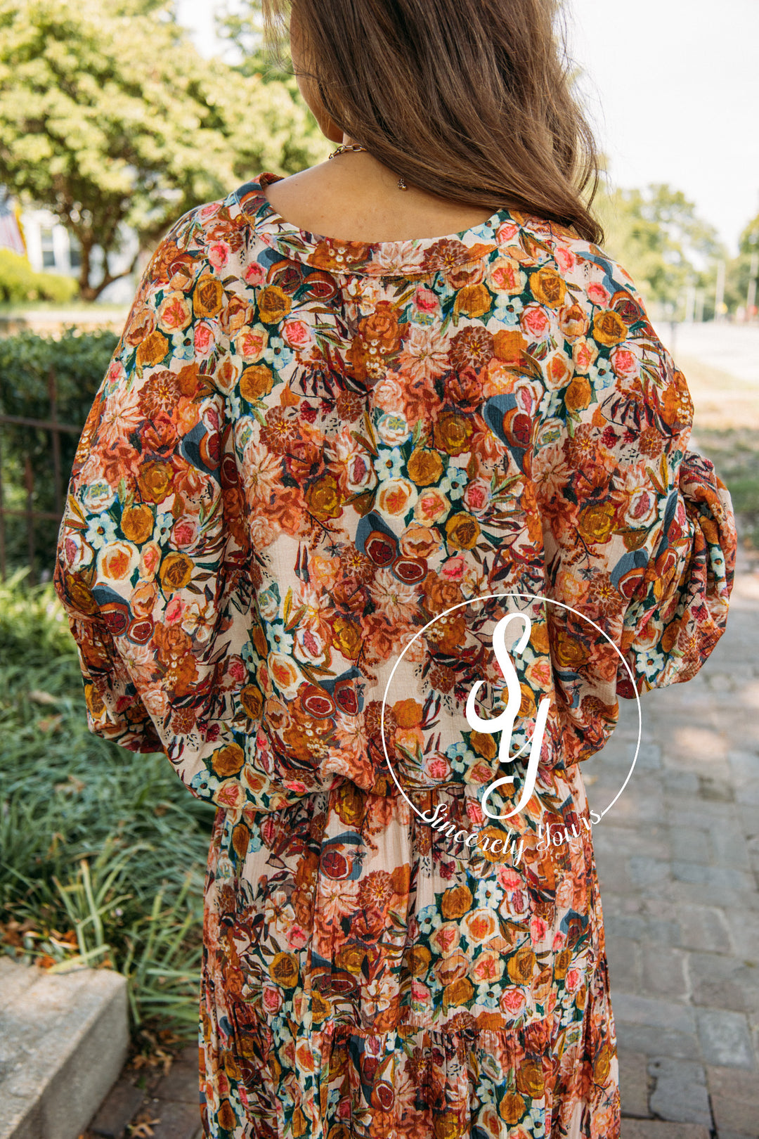 Dreams Of Flowers Top-Taupe