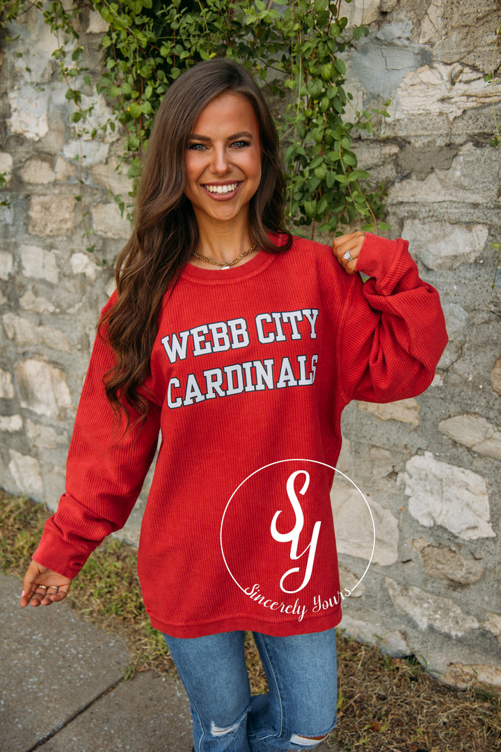 Webb City Cord - Red