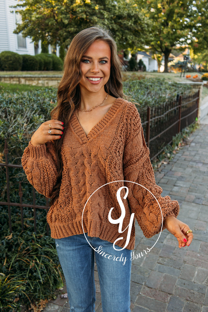 Cozy Sweater - Rustic Brown