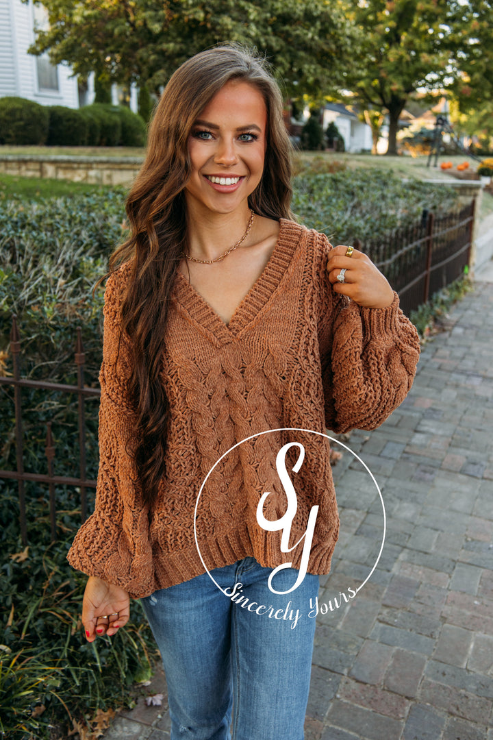 Cozy Sweater - Rustic Brown