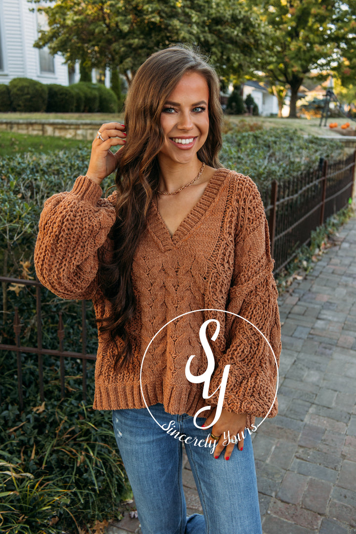 Cozy Sweater - Rustic Brown