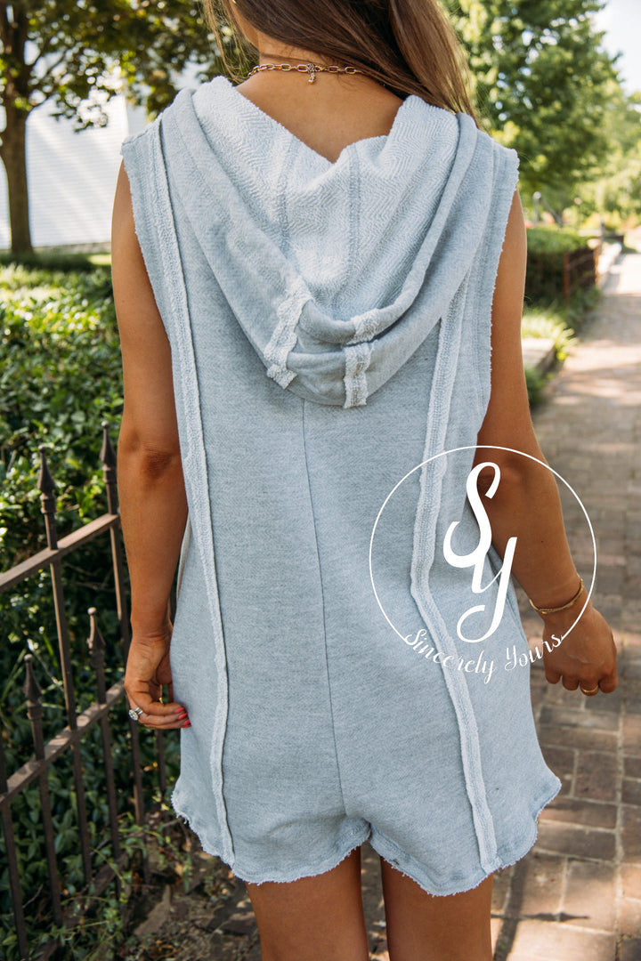 Saturday Romper - Heather Grey
