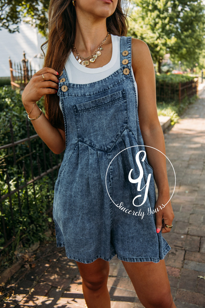 Florence Romper - Denim