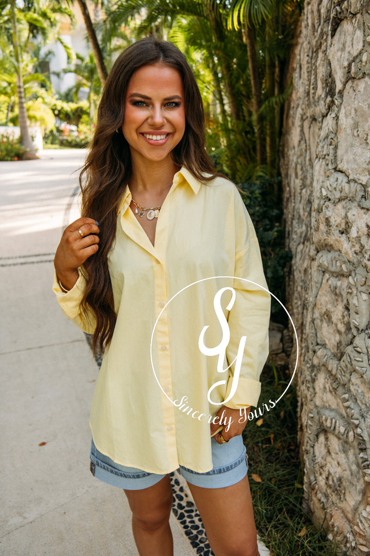 Well Wishes Top - Creamy Yellow
