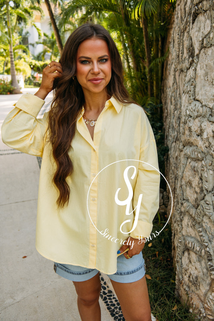 Well Wishes Top - Creamy Yellow