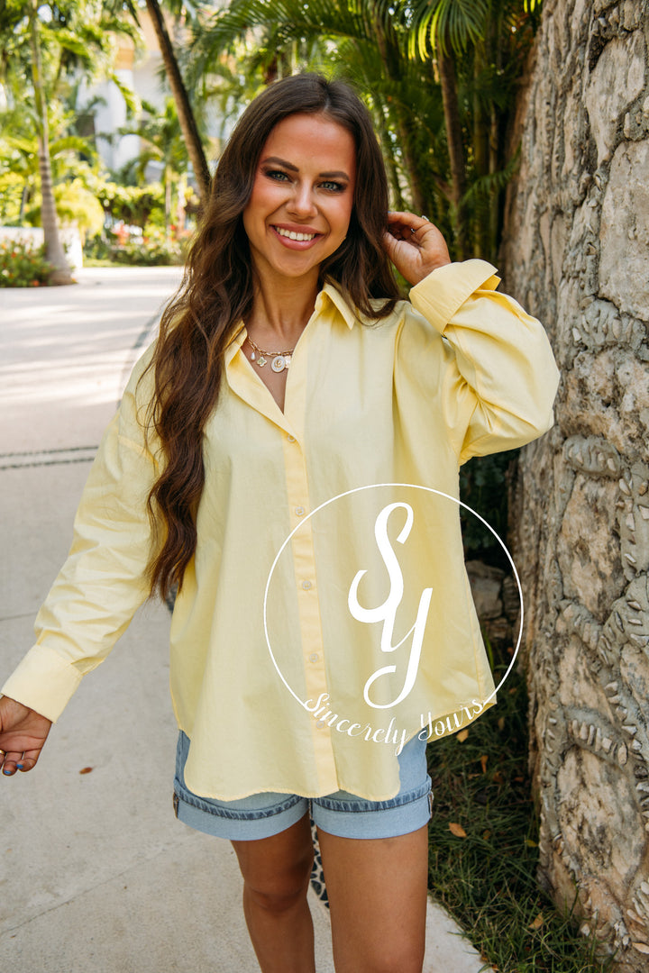 Well Wishes Top - Creamy Yellow